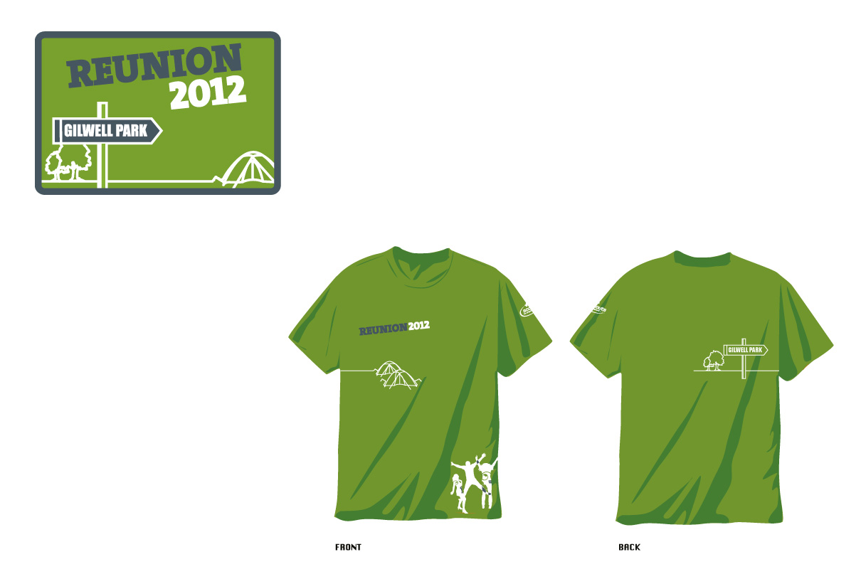 Badges & t-shirts: Gilwell Reunion 2012 Gilwell Park (TSA)